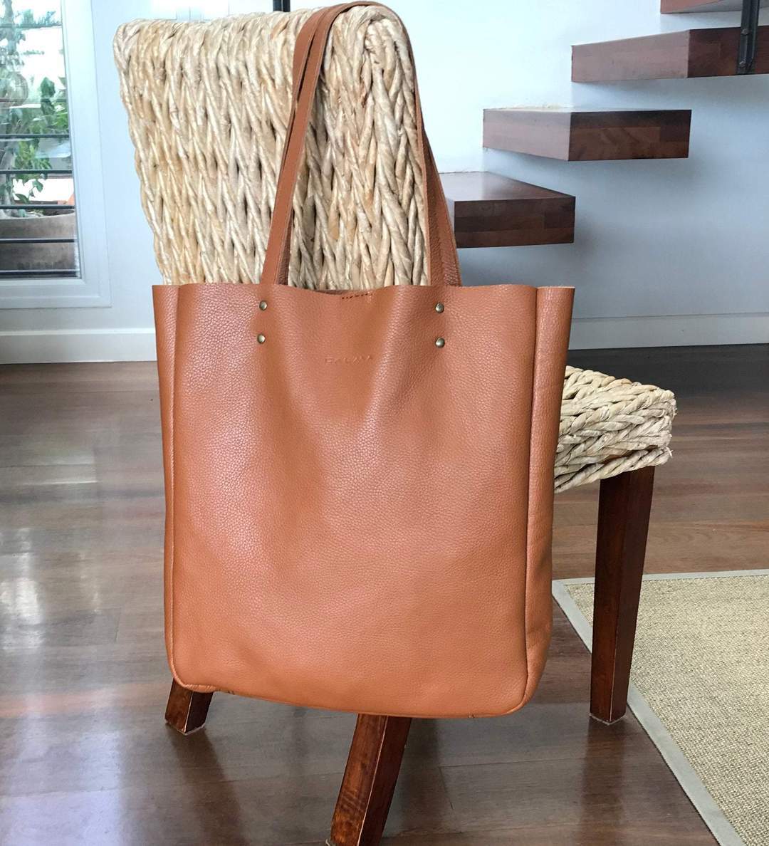 Leather Backpack Smooth Full Grain Leather Gift Dubhe