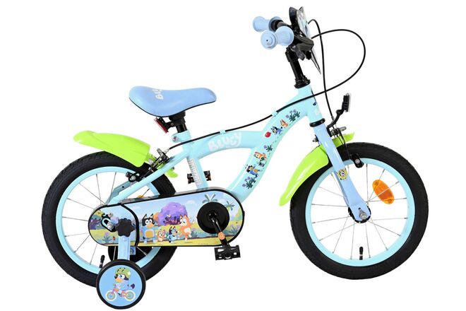 Bluey Children's Bicycle - 14 inch - Light Blue - Two hand brakes