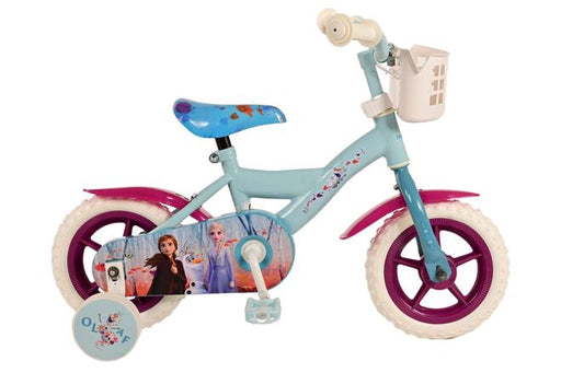 Disney Frozen 2 Children's Bicycle - Girls - 10 inch - Blue/Purple - Fixed Gear