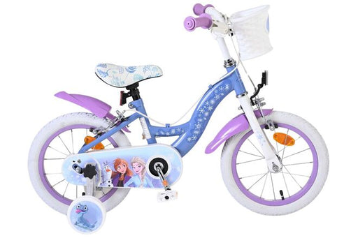 Disney Frozen 2 Children's Bicycle - Girls - 14 inch - Blue/Purple - Two hand brakes