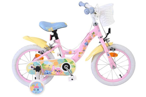 Disney Stitch Children's Bicycle - Girls - 14 inch - Pink - Two hand brakes