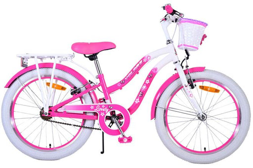 Volare Lovely Children's Bicycle - Girls - 20 inch - Pink - Two hand brakes