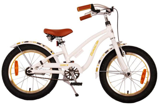 Volare Miracle Cruiser Children's Bicycle - Girls - 16 inch - White - Prime Collection