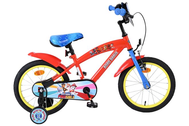 Paw Patrol Children's Bike - Boys - 16 inch - Red Blue