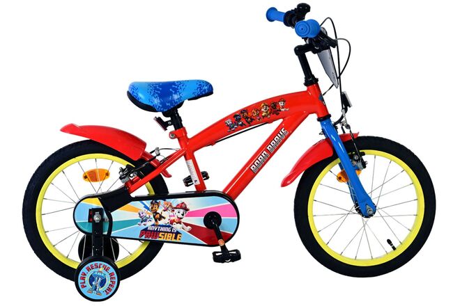 Paw Patrol Children's Bicycle - Boys - 16 inch - Red - Two hand brakes