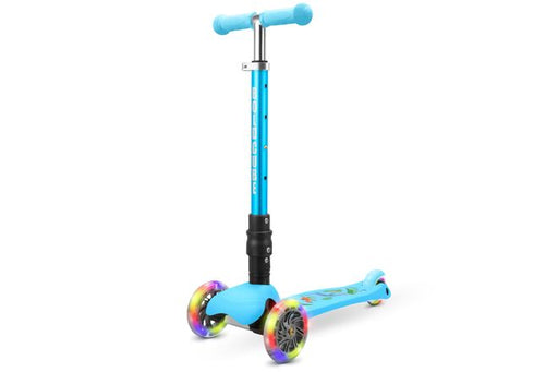 BOLDCUBE Teeny FOLD three-wheel scooter - Dinosaur Blue