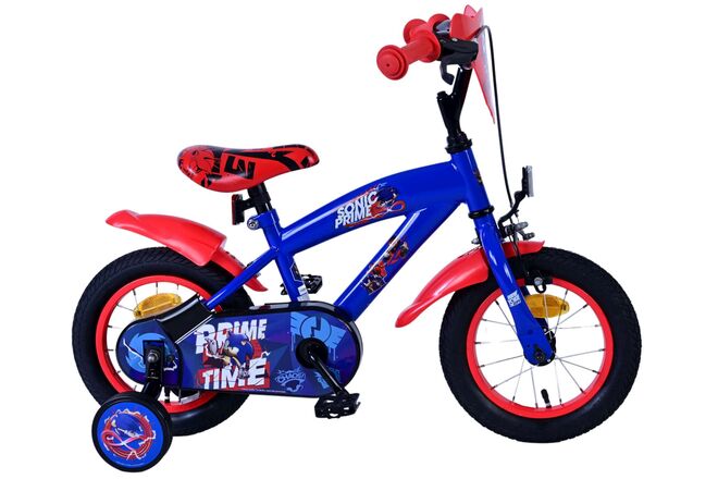 Sonic Prime Children's Bike - Boys - 12 inch - Blue Red
