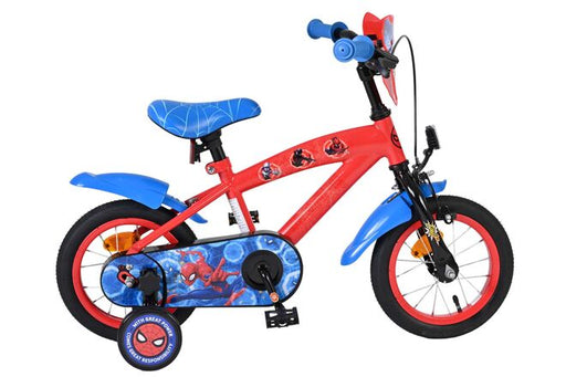 Spider-Man Kids Bike - Boys - 12 inch - Blue/Red