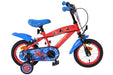 Spider-Man Children's Bicycle - Boys - 12 inch - Blue/Red - Two hand brakes