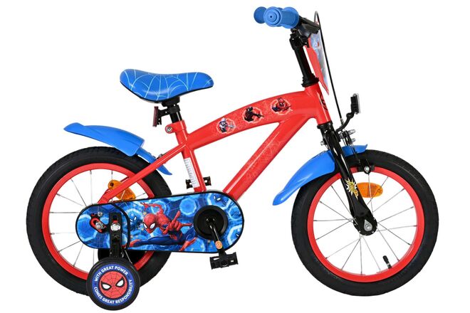Marvel Spider-Man Kids Bike - Boys - 14 inch - Red/Blue