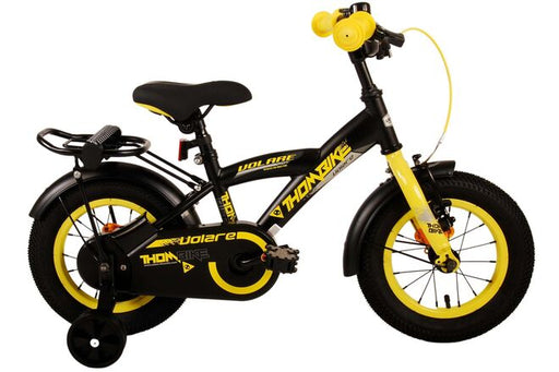 Volare Thombike Children's Bicycle - Boys - 12 inch - Black Yellow