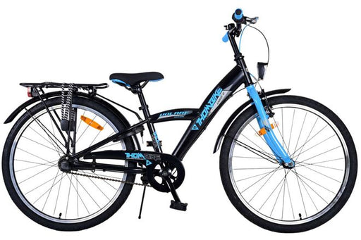 Volare Thombike Children's Bicycle - Boys - 24 inch - Black Blue - 3 gears