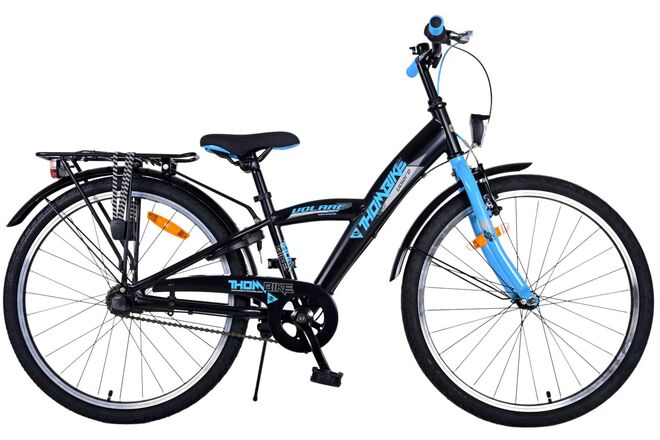 Volare Thombike Children's Bicycle - Boys - 24 inch - Black Blue - 3 gears