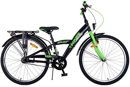 Volare Thombike Children's Bicycle - Boys - 24 inch - Green Black - 3 gears
