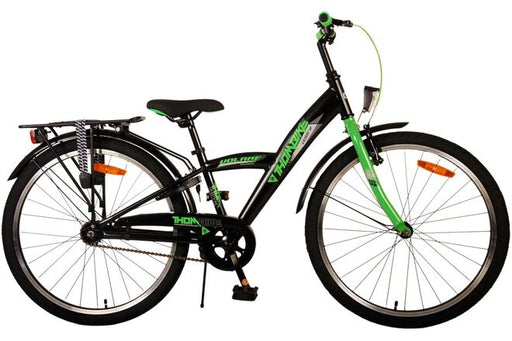 Volare Thombike Children's Bicycle - Boys - 24 inch - Black Green