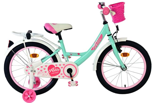 Volare Ashley Children's Bicycle - Girls - 18 inch - Green