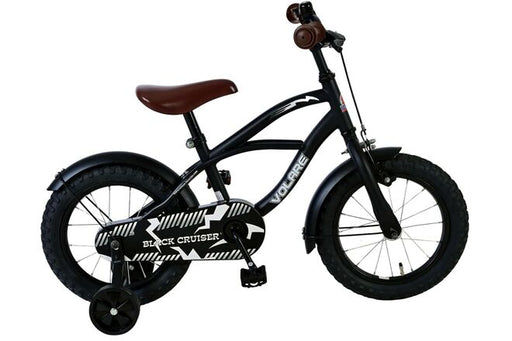 Volare Black Cruiser Children's Bicycle - Boys - 14 inch - Black - 95% assembled