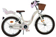 Volare Blossom Children's Bicycle - Girls - 18 inch - White - Two hand brakes