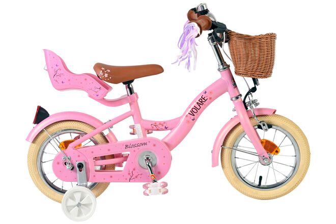 Volare Blossom Children's Bicycle - Girls - 12 inch - Pink