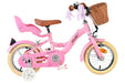 Volare Blossom Children's Bicycle - Girls - 12 inch - Pink - Two hand brakes