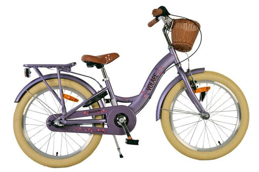 Volare Blossom Children's Bicycle - Girls - 20 inch - Purple - Nexus 3 gears