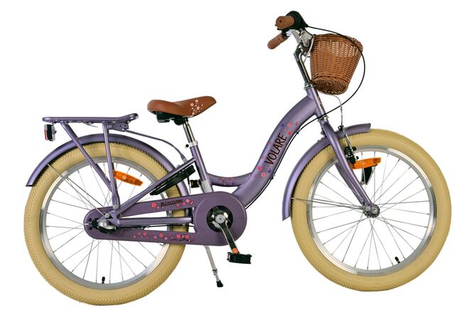 Volare Blossom Children's Bicycle - Girls - 20 inch - Purple - Nexus 3 gears