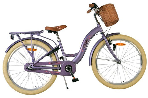Volare Blossom Children's Bicycle - Girls - 24 inch - Purple - 3 Gears