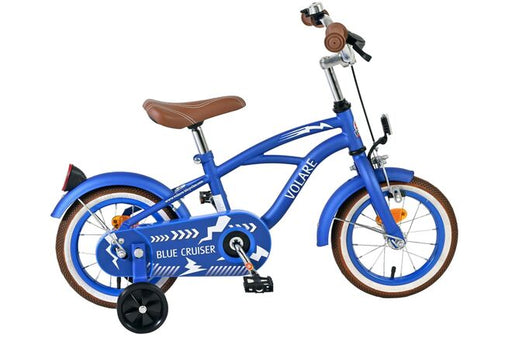 Volare Blue Cruiser Children's Bicycle - Boys - 12 inch - Blue - 85% assembled