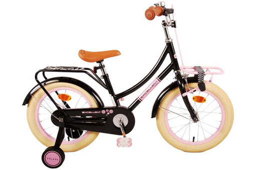 Volare Excellent Children's Bicycle - Girls - 16 inch - Black - 95% assembled