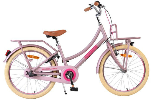 Volare Excellent Children's Bicycle - Girls - 20 inch - Matte Pink - 3 gears