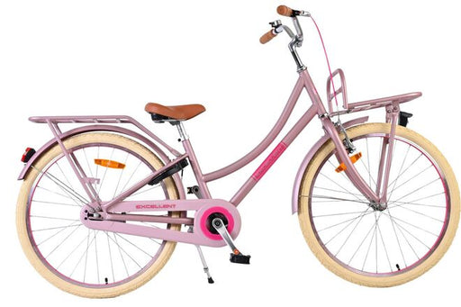 Volare Excellent Children's Bicycle - Girls - 24 inch - Matte Pink