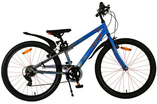 Volare Rocky Children's Bicycle - 24 inch - Blue - 7 speed