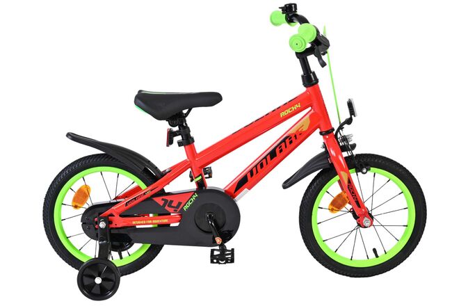 Volare Rocky Children's Bicycle - Boys - 14 inch - Red