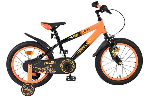 Volare Strike Children's Bike - Boys - 16 inch - Black Orange