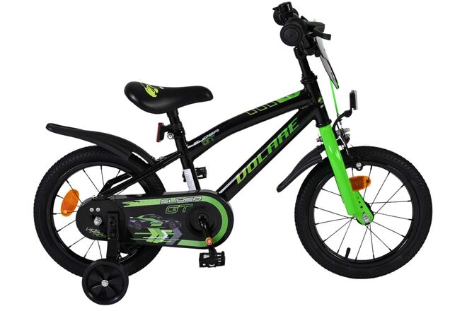 Volare Super GT Children's Bicycle - Boys - 14 inch - Green