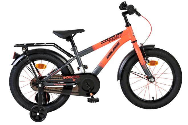 Volare Thombike Children's Bike - Boys - 16 inch - Orange Gray