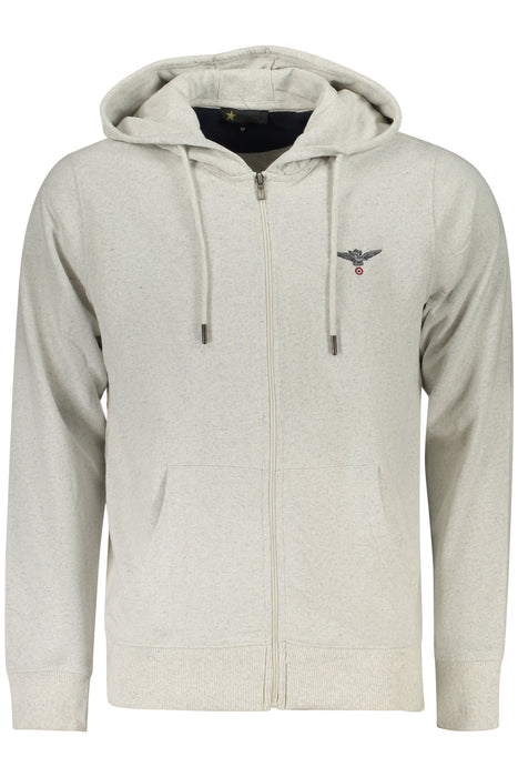 Military Academy Mens Gray Zip-Up Sweatshirt