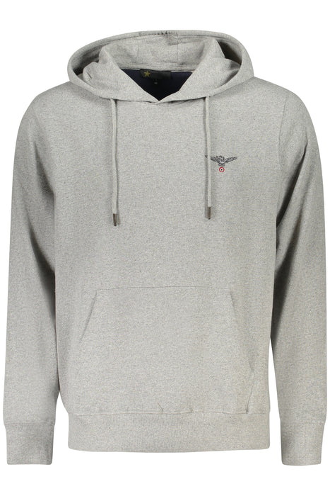 Military Academy Mens Gray Zip-Up Sweatshirt