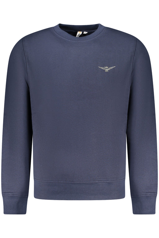Military Academy Mens Blue Zip-Up Sweatshirt