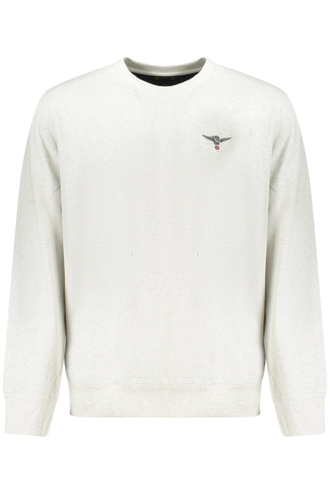 Military Academy Mens Zip-Up Sweatshirt, Grey