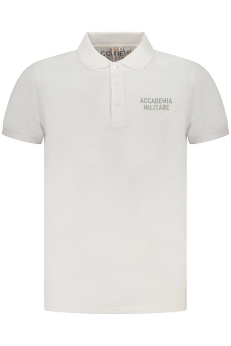Military Academy Mens Short Sleeve Polo White