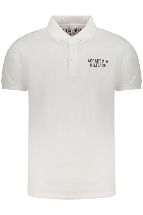 Military Academy Mens Short Sleeve Polo White