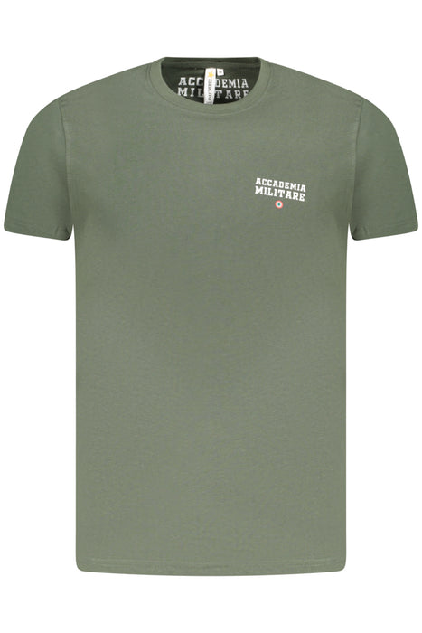 Military Academy Short Sleeve T-Shirt Men Green
