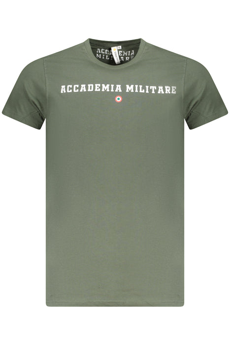 Military Academy Short Sleeve T-Shirt Men Green