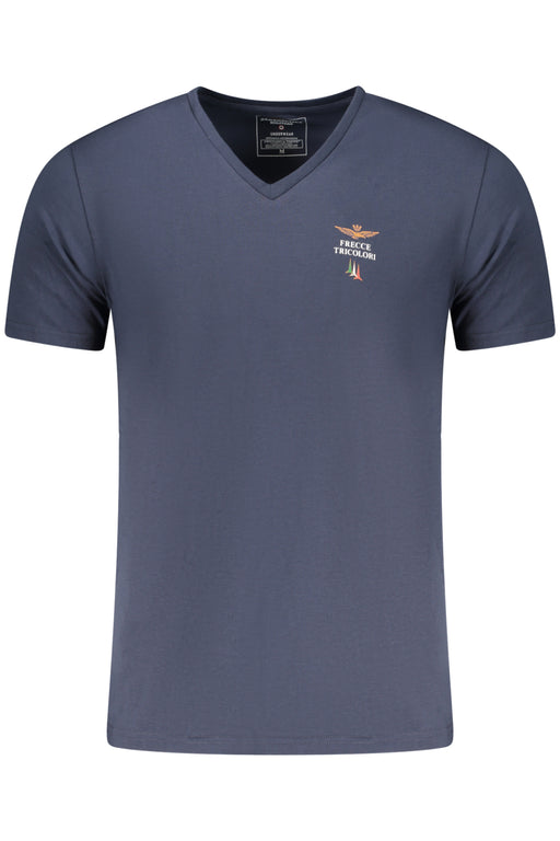 Aeronautica Militare Mens Blue Outerwear T-Shirt