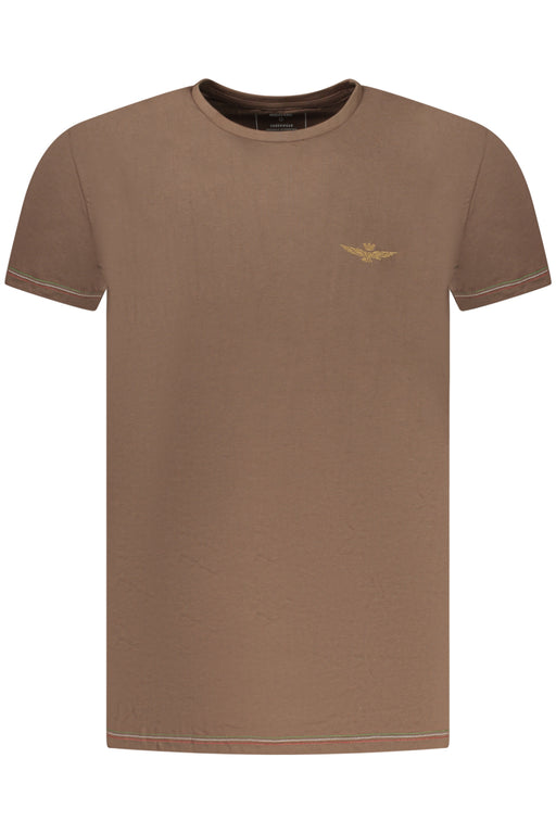 Aeronautica Militare Mens Brown Outerwear T-Shirt