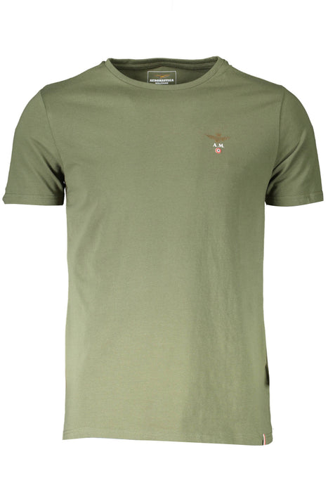 Aeronautica Militare Green Mens Outdoor T-Shirt