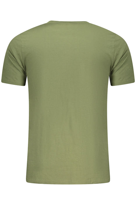 Aeronautica Militare Mens Green Outdoor T-Shirt