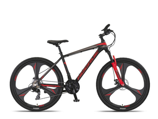 Accrue MTB 27.5 Inch 45 cm Unisex 21SP Mechanical disc brake Black/Red, Online σε Προσφορά Outlet Καταστήματος με μεγάλη έκπτωση και στην καλύτερη τιμή