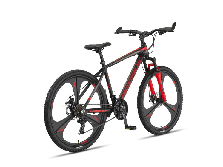 Accrue MTB 27.5 Inch 45 cm Unisex 21SP Mechanical disc brake Black/Red,
